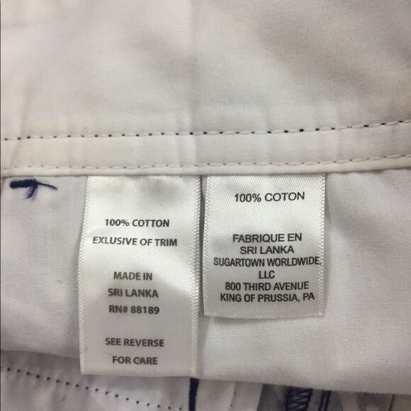 Lilly Pulitzer Walsh Shorts Bright Navy Zebra Blue Seahorse Print Size 00 - Picture 6 of 7